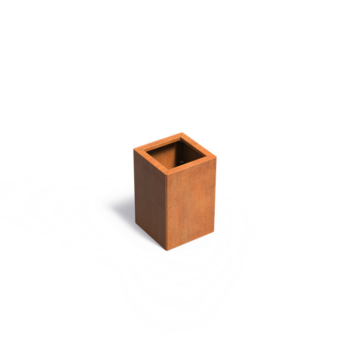 Cortenstaal Plantenbak 40x40x60 cm - Zonder Bodem