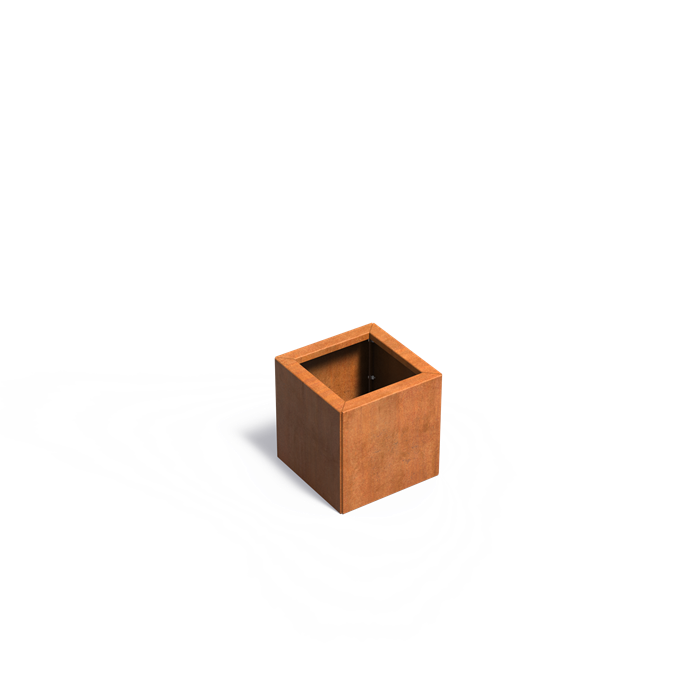 Cortenstaal Plantenbak 40x40x40 cm - Zonder Bodem
