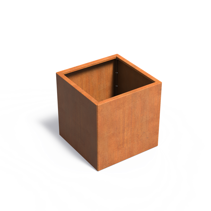 Cortenstaal Plantenbak 80x80x80 cm - Zonder Bodem