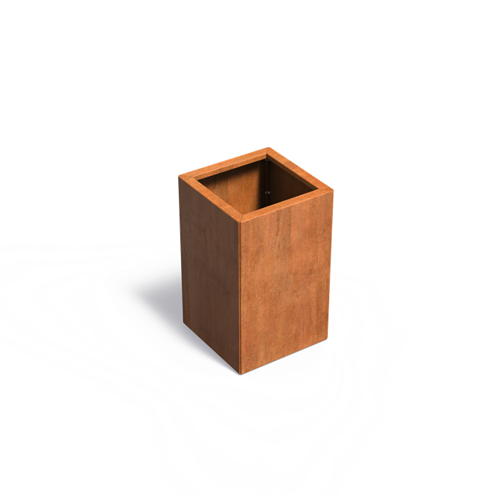 Cortenstaal Plantenbak 50x50x80 cm - Zonder Bodem