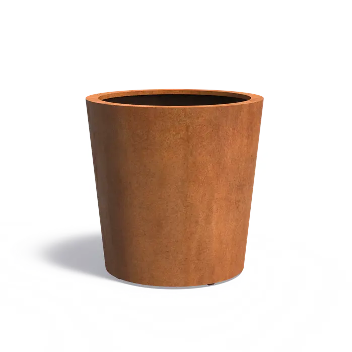 Cortenstaal Plantenbak Rond 120 x 80 cm