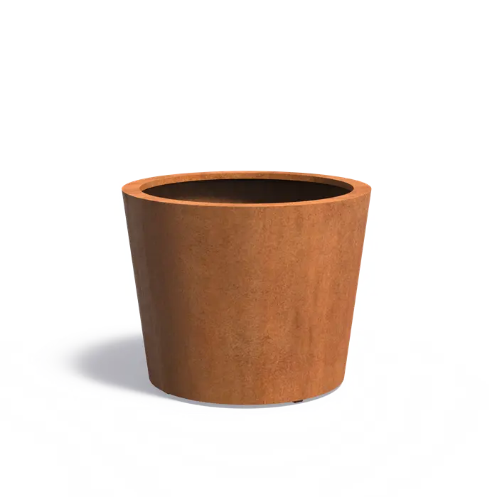 Cortenstaal Plantenbak Rond 100 x 80 cm