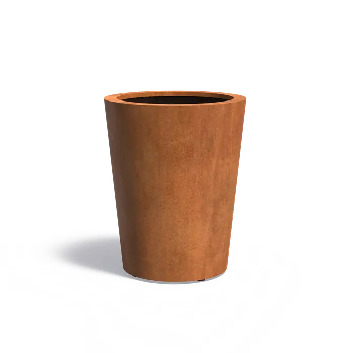 Cortenstaal Plantenbak Rond 80 x 100 cm