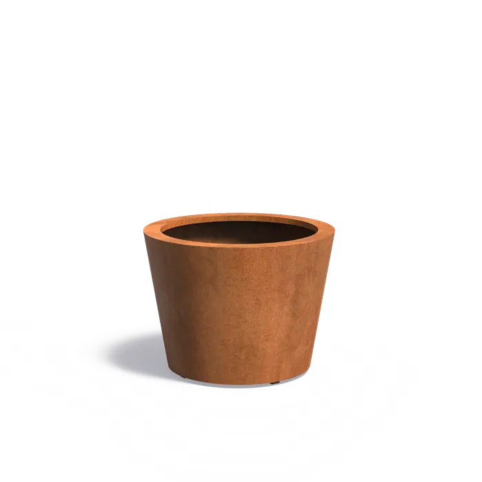 Cortenstaal Plantenbak Rond 80 x 60 cm