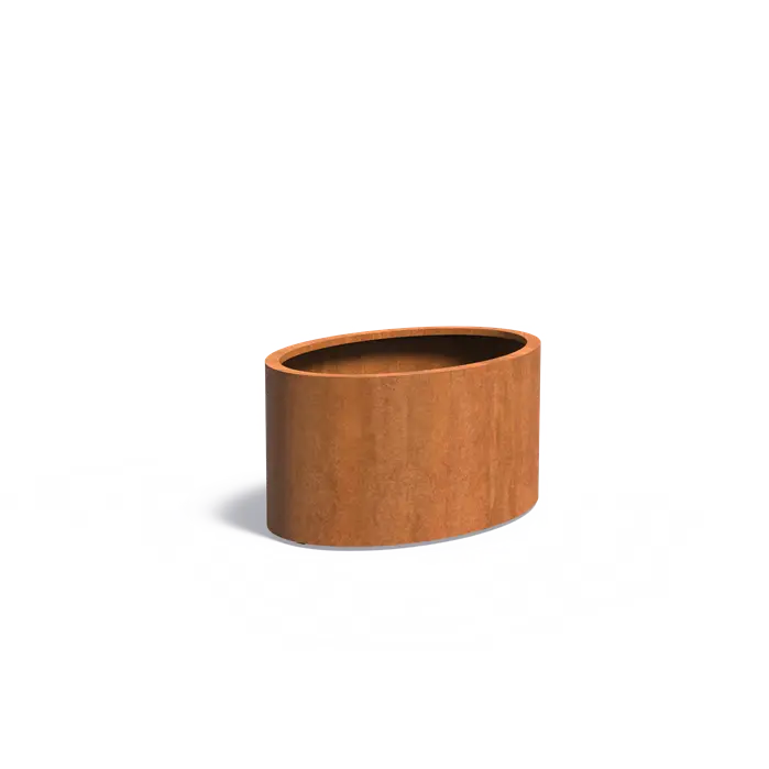 Cortenstaal Plantenbak Ovaal 120 x 80 x 60 cm