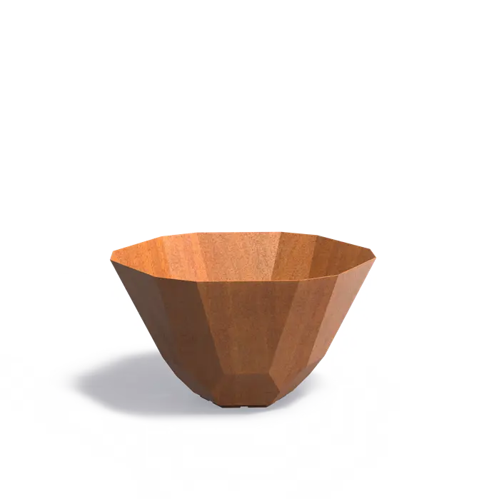 Cortenstaal Plantenbak Facet 100 x 60 cm