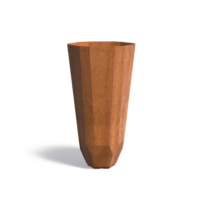Cortenstaal Plantenbak Facet 60 x 120 cm