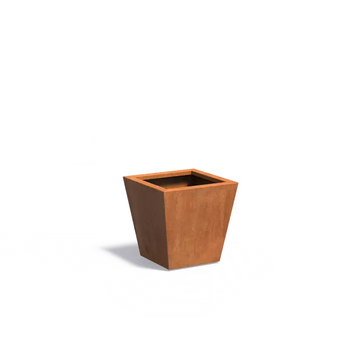 Cortenstaal Plantenbak Taps 50 x 50 x 50 cm