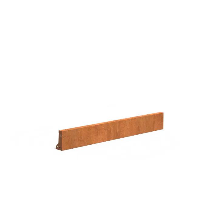 Cortenstaal Keerwand 150 x 10 x 20 cm | Border