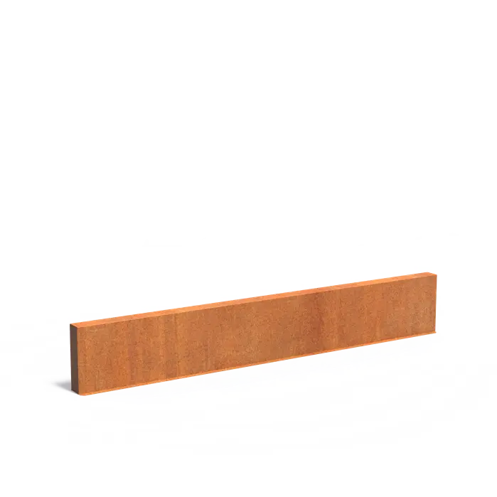 Cortenstaal Wand - Muur 400 x 15 x 60 cm
