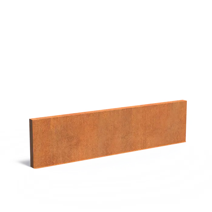 Cortenstaal Wand - Muur 400 x 15 x 100 cm