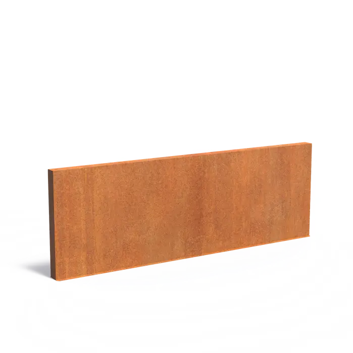 Cortenstaal Wand - Muur 400 x 15 x 135 cm