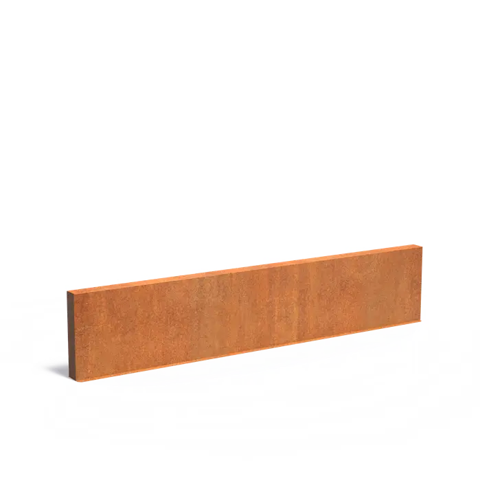 Cortenstaal Wand - Muur 400 x 15 x 80 cm