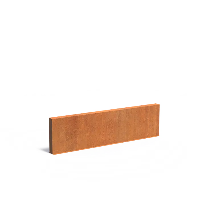 Cortenstaal Wand - Muur 300 x 15 x 80 cm
