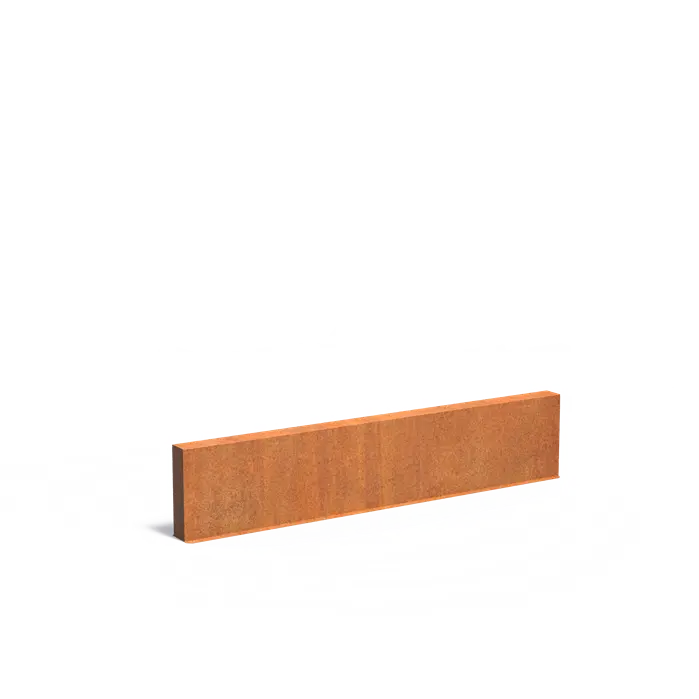Cortenstaal Wand - Muur 300 x 15 x 60 cm