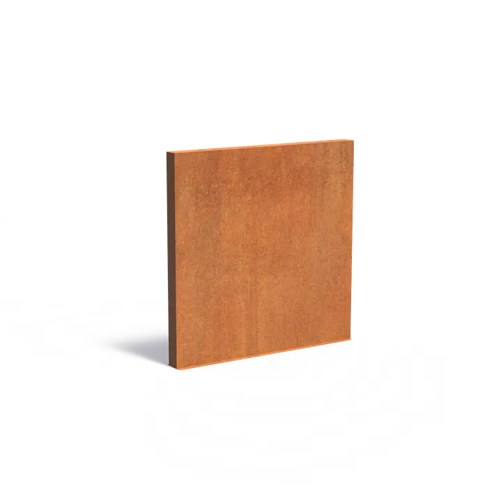 Cortenstaal Wand - Muur 200 x 15 x 200 cm