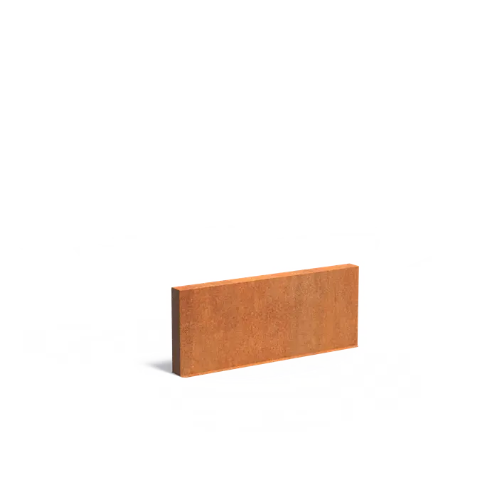 Cortenstaal Wand - Muur 200 x 15 x 80 cm
