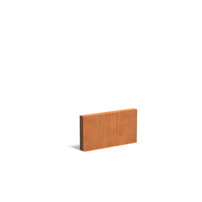 Cortenstaal Wand - Muur 150 x 15 x 80 cm