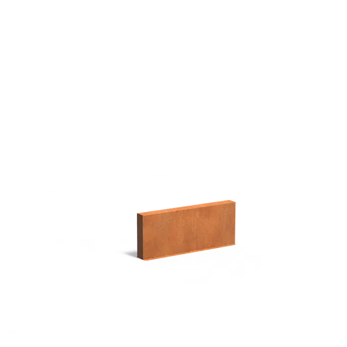 Cortenstaal Wand - Muur 150 x 15 x 60 cm