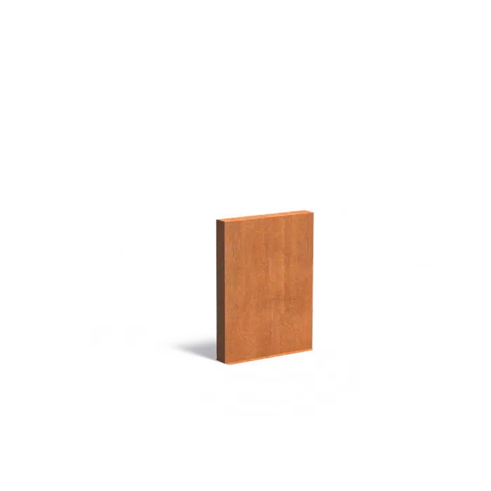 Cortenstaal Wand - Muur 100 x 15 x 135 cm