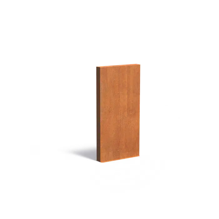 Cortenstaal Wand - Muur 100 x 15 x 200 cm