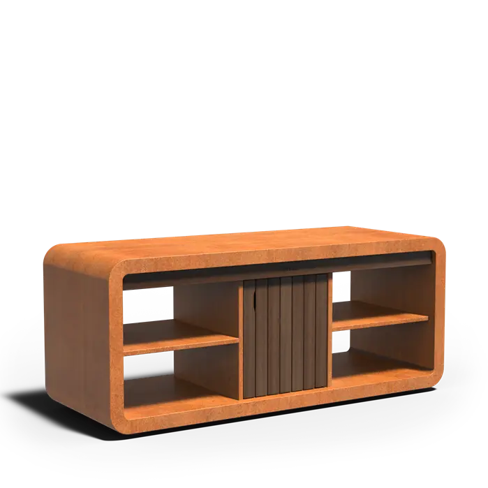 Cortenstaal Buitenkeuken DOME 199 x 83.5 x 75 cm