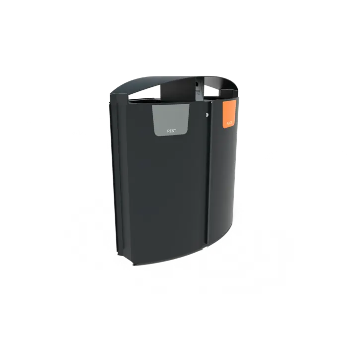 Afvalbak Gecoat Staal 998 x 497 x 1150 mm