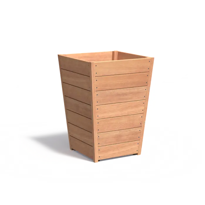 Plantenbak Hardhout 70 x 70 x 98.9 cm