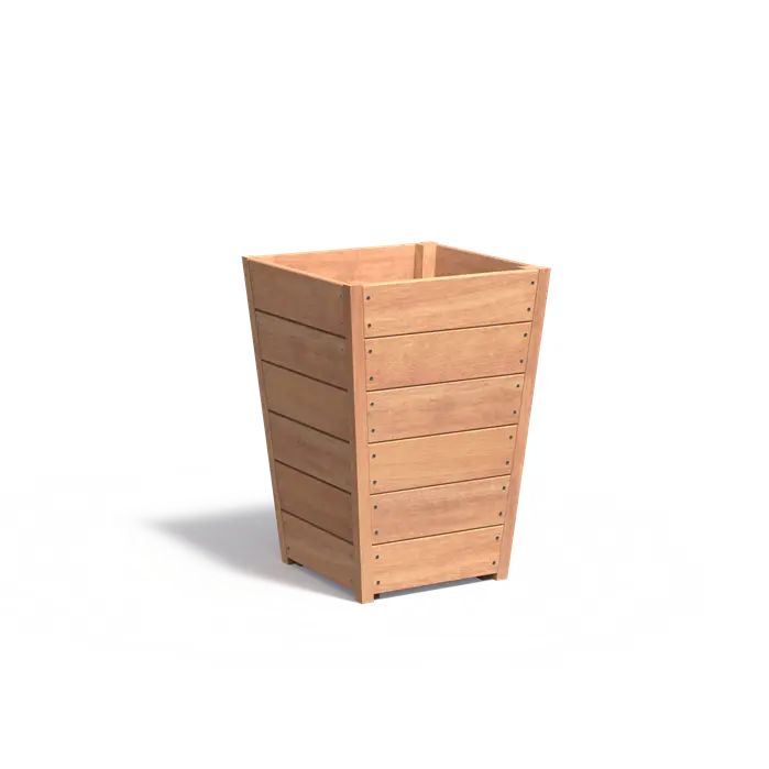 Plantenbak Hardhout 60 x 60 x 85 cm
