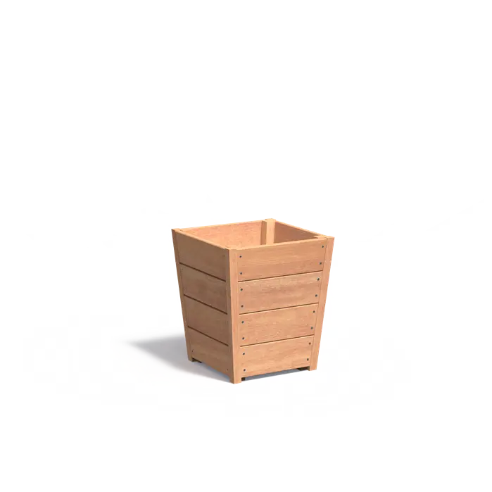 Plantenbak Hardhout 50 x 50 x 57.4 cm