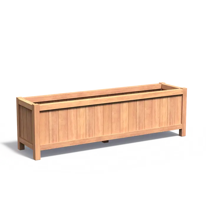 Plantenbak Hardhout Op Poten 200 x 50 x 60 cm