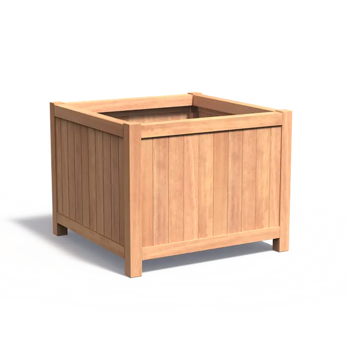 Plantenbak Hardhout Op Poten 120 x 120 x 95 cm