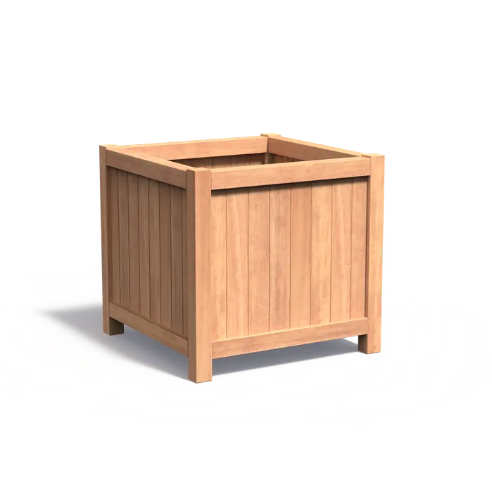 Plantenbak Hardhout Op Poten 100 x 100 x 95 cm