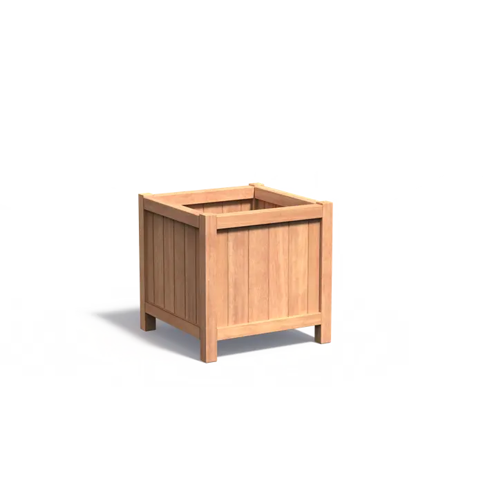Plantenbak Hardhout Op Poten 70 x 70 x 70 cm
