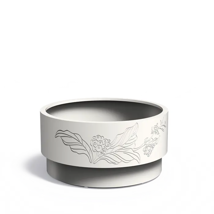 Aluminium Plantenbak Rond 120 x 60 cm