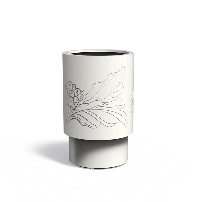Aluminium Plantenbak Rond 70 x 110 cm