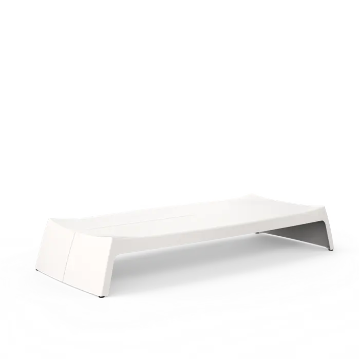 Tuintafel | Buitentafel Wit 160 x 70 x 27 cm - Polyester