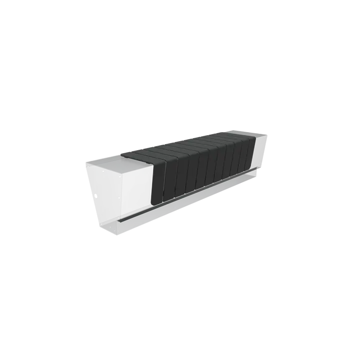 Aluminium Keerwand Zitting 'Revert' 1440 x 423 x 353 mm