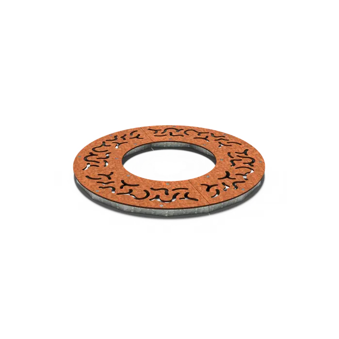 Cortenstaal Boomrooster Rond 1200 x 10 mm