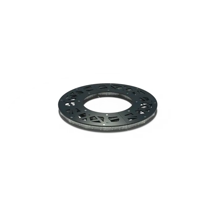 Boomrooster Rond Gecoat Staal 980 x 10 mm