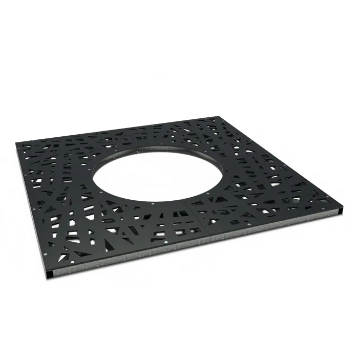 Boomrooster Vierkant Gecoat Staal 1950 x 1950 x 10 mm