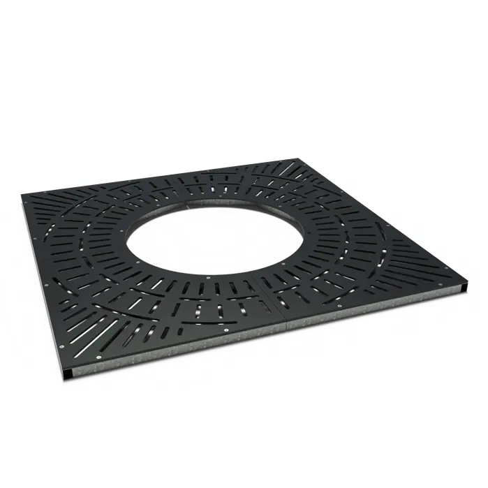 Boomrooster Vierkant Gecoat Staal 1950 x 1950 x 10 mm