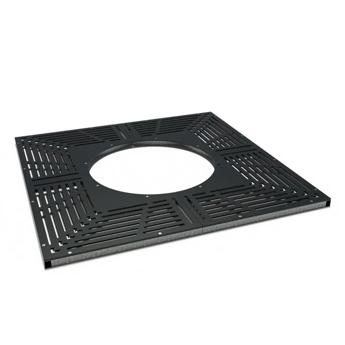 Boomrooster Vierkant Gecoat Staal 1950 x 1950 x 10 mm