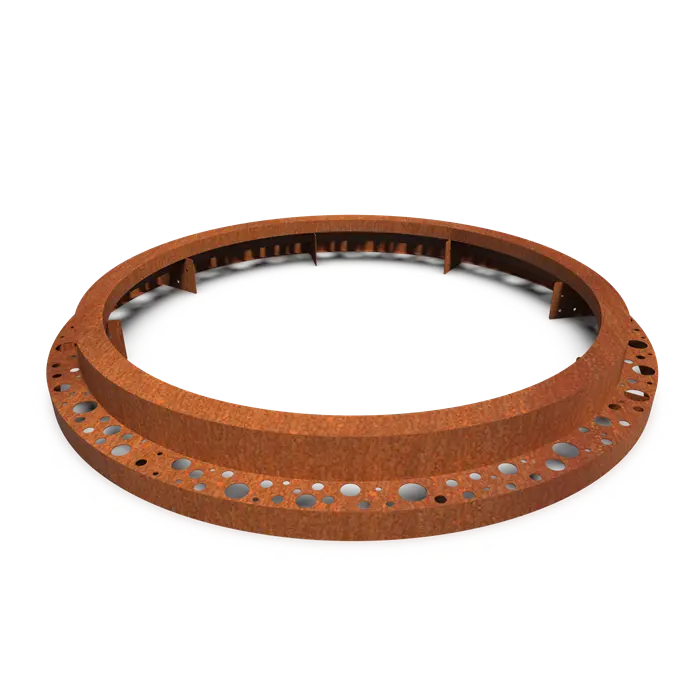 Cortenstaal Boomspiegel Rond 1950 x 250 mm