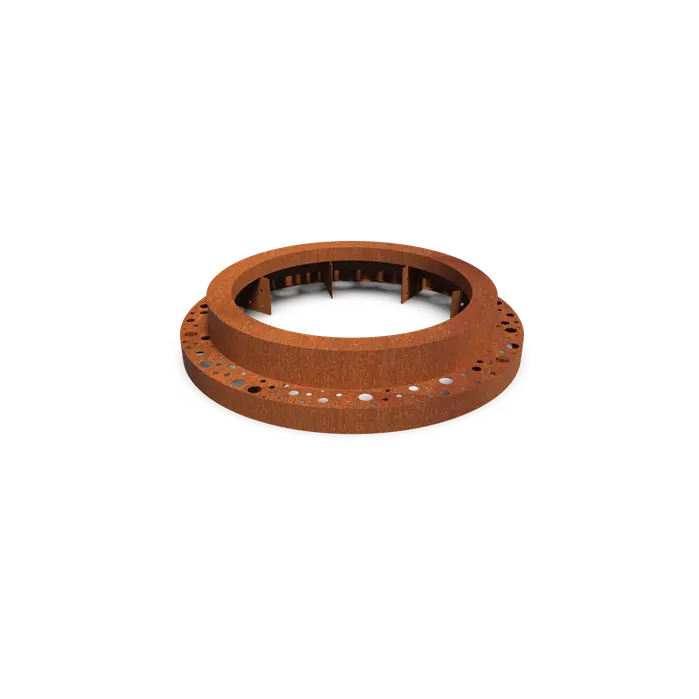 Cortenstaal Boomspiegel Rond 980 x 250 mm
