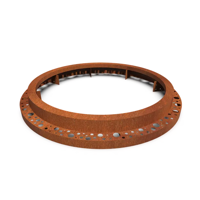 Cortenstaal Boomspiegel Rond 1800 x 250 mm