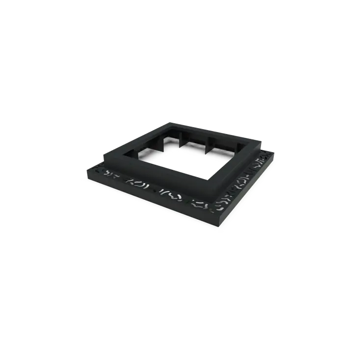 Boomspiegel Aluminium Vierkant 980 mm