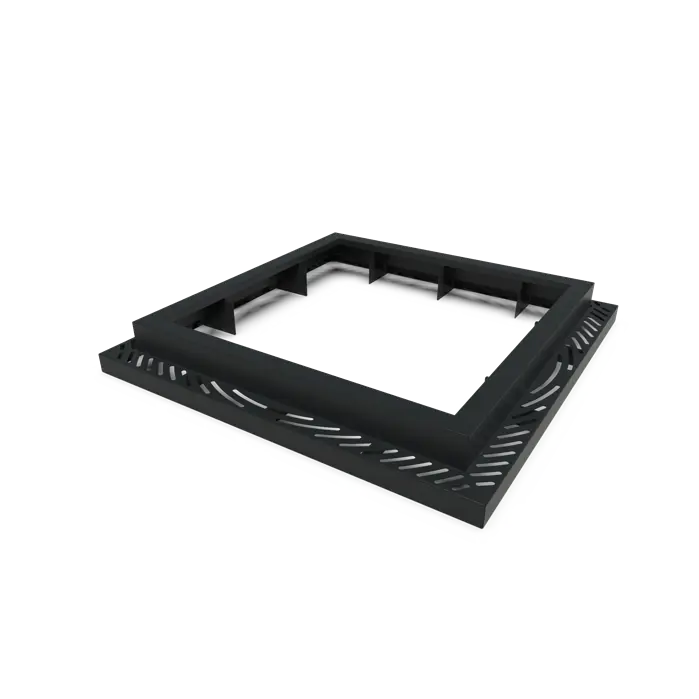 Boomspiegel Aluminium Vierkant 1490 mm