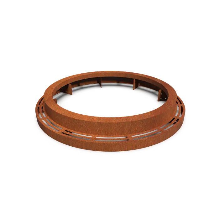 Cortenstaal Boomspiegel Rond 1490 x 250 mm