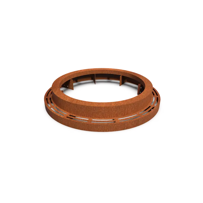 Cortenstaal Boomspiegel Rond 1200 x 250 mm